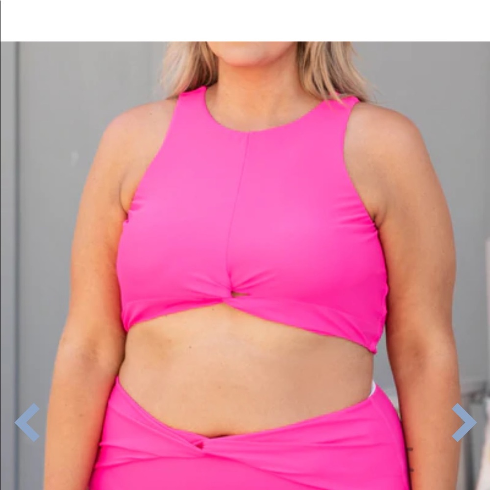 NWOT swim top size 2x